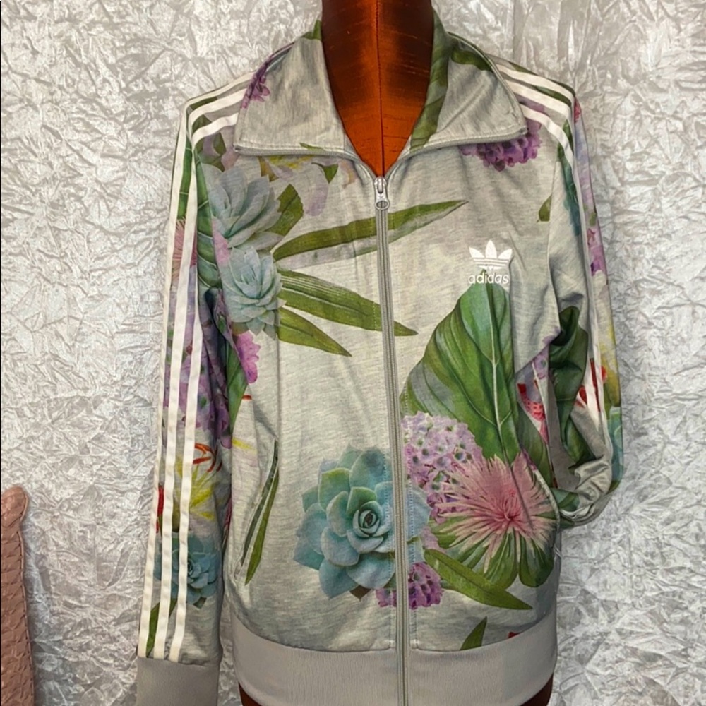 Floral Adidas Jacket